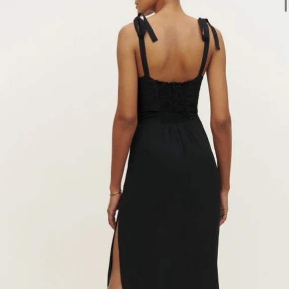 Reformation Besse Dress Black - Picture 2 of 6